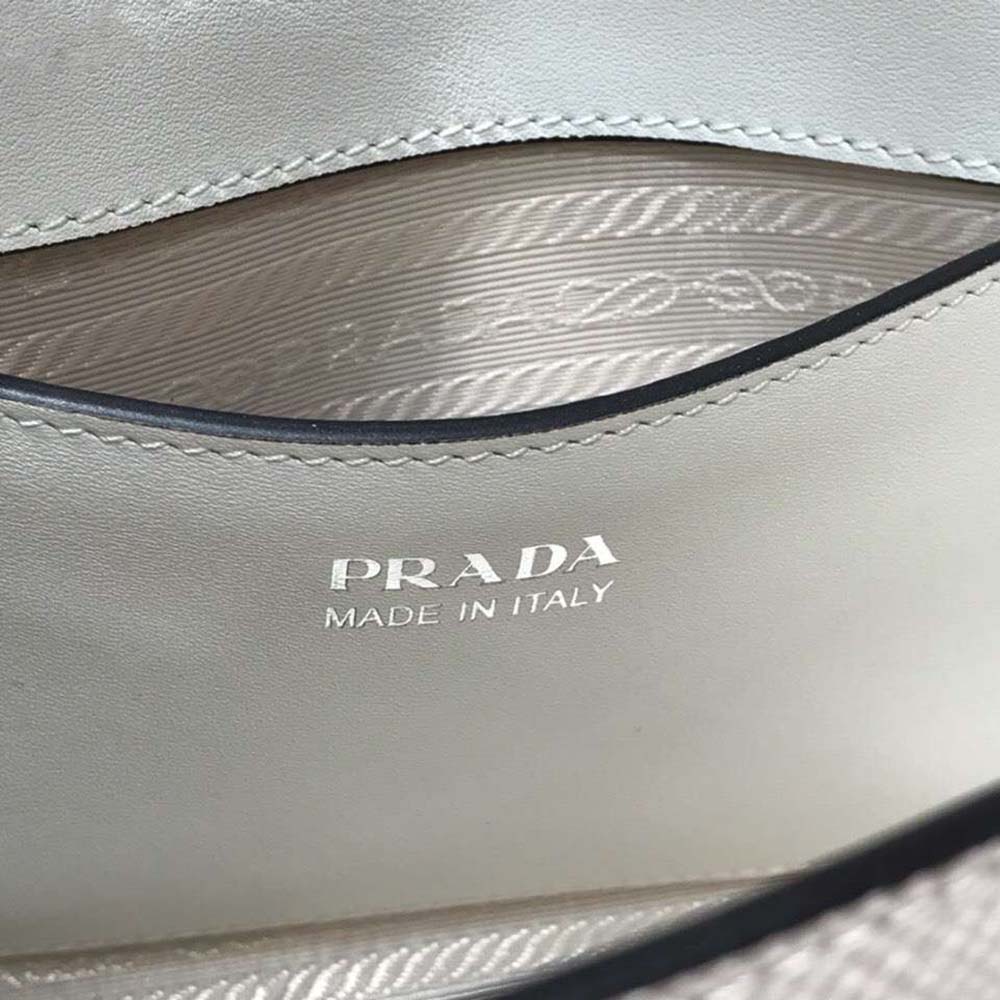 Prada Monochrome Saffiano Leather Bag-White - image 7