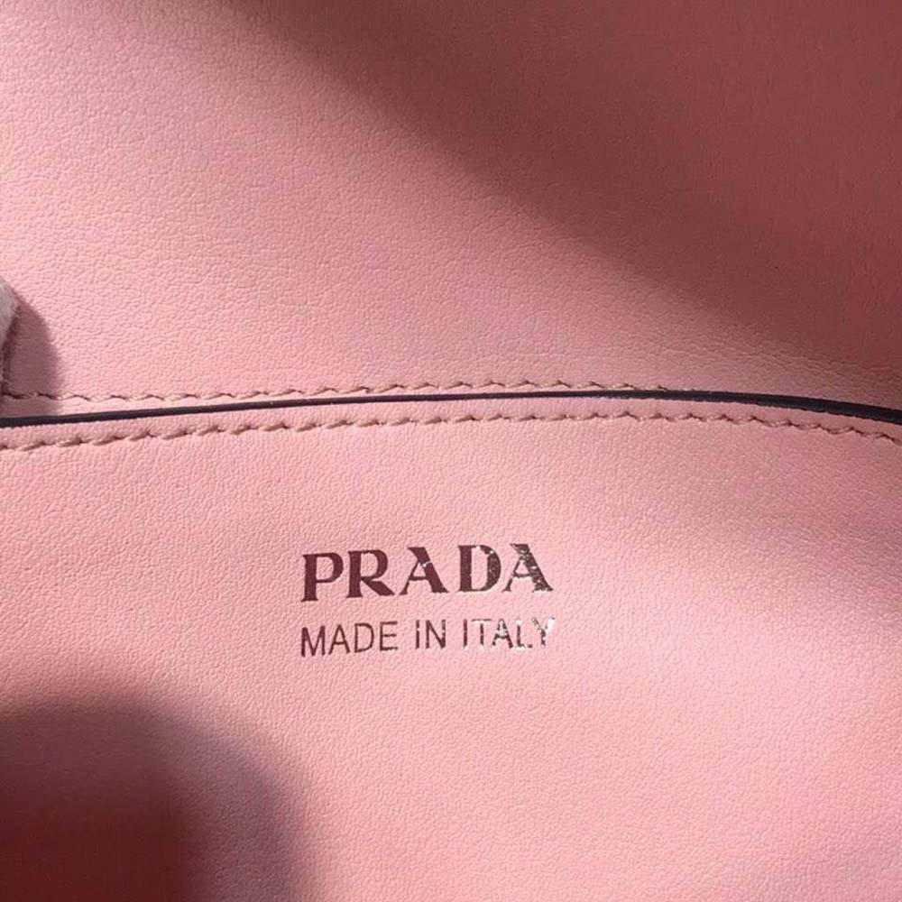 Prada Women Monochrome Saffiano Leather Bag-Pink - image 9