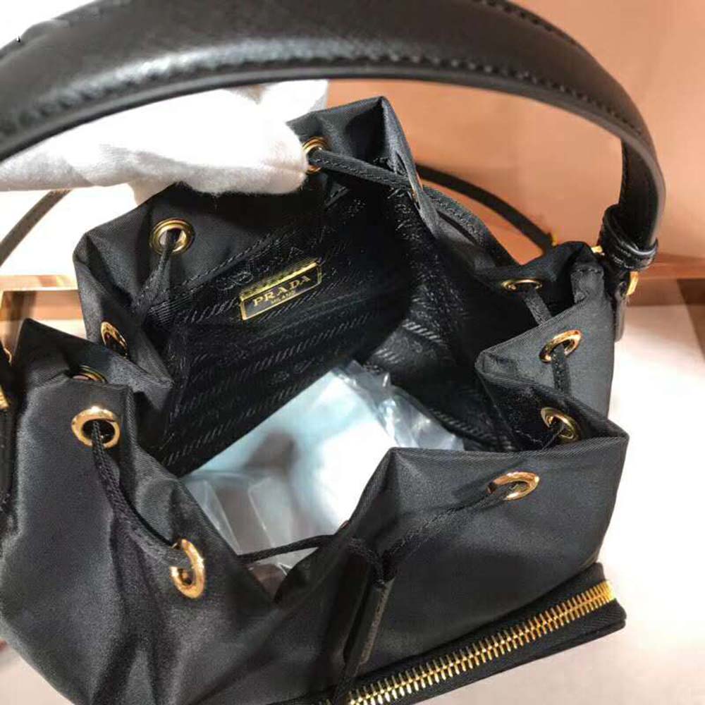 Prada Women Nylon Shoulder Bag-Black - image 7