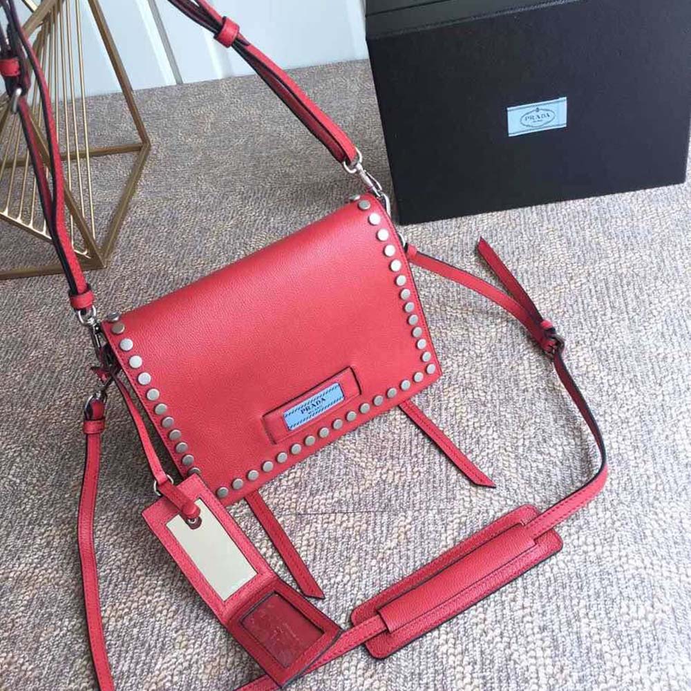 Prada Women Prada Etiquette Bag-Red - image 4