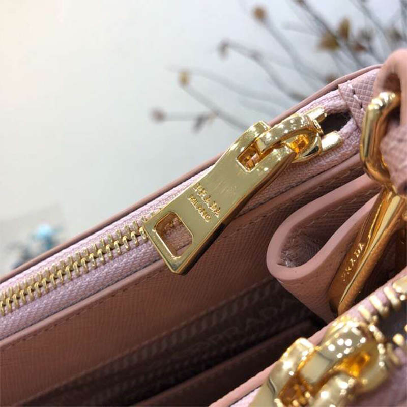 Prada Women Prada Galleria Bag in Saffiano Leather-Pink - image 8