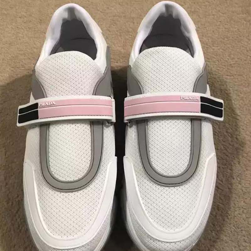 Prada Women Shoes Cloudbust Sneakers 40 mm Rubber Sole-White - image 4