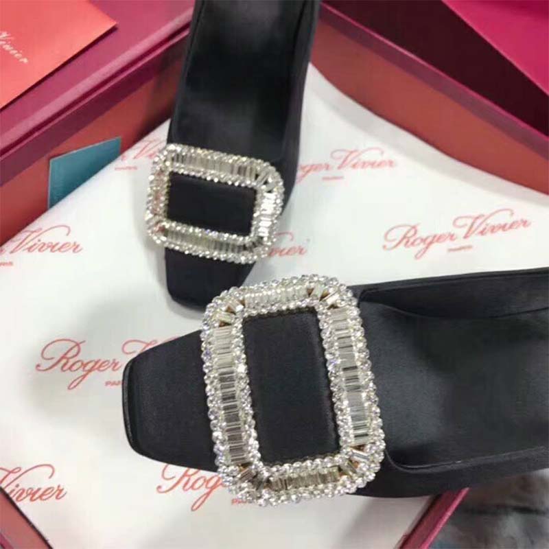 Roger Vivier Women Belle Vivier Pumps Silk Satin 4.5cm Heel-Black - image 4