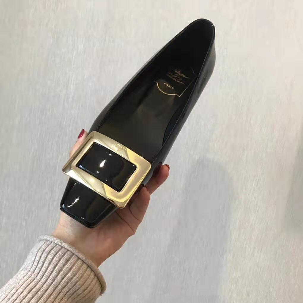Roger Vivier Women Belle Vivier Pumps in Patent Leather-Black - image 7