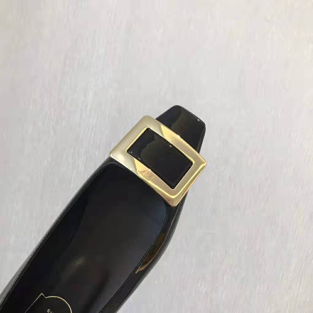 Roger Vivier Women Belle Vivier Pumps in Patent Leather-Black - image 9