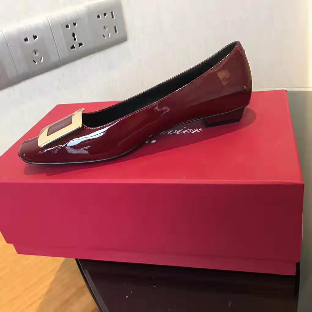 Roger Vivier Women Belle Vivier Pumps in Patent Leather-Red - image 4