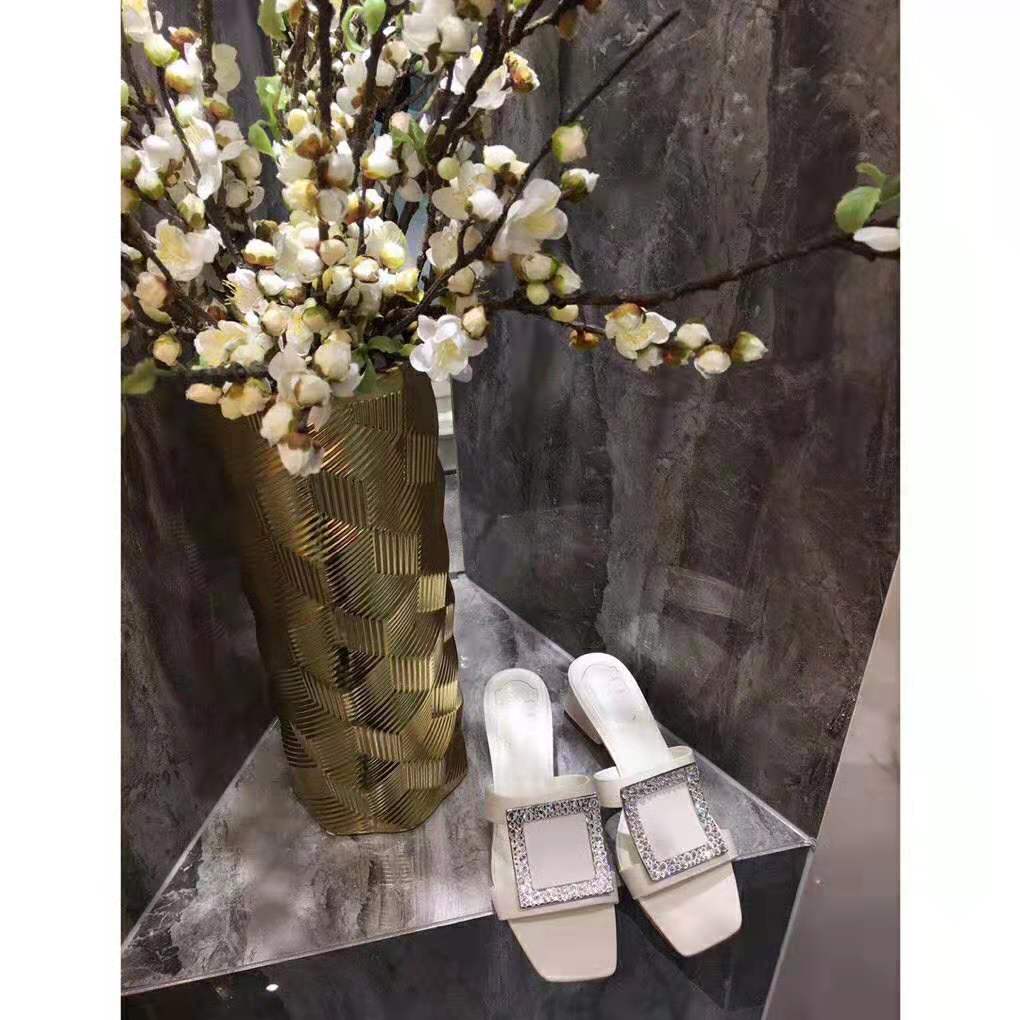 Roger Vivier Women Bikiviv’ Strass Mules-White - image 5