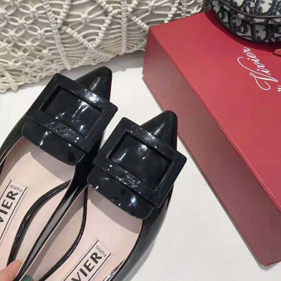 Roger Vivier Women Gommettine Ballerinas-Black - image 9
