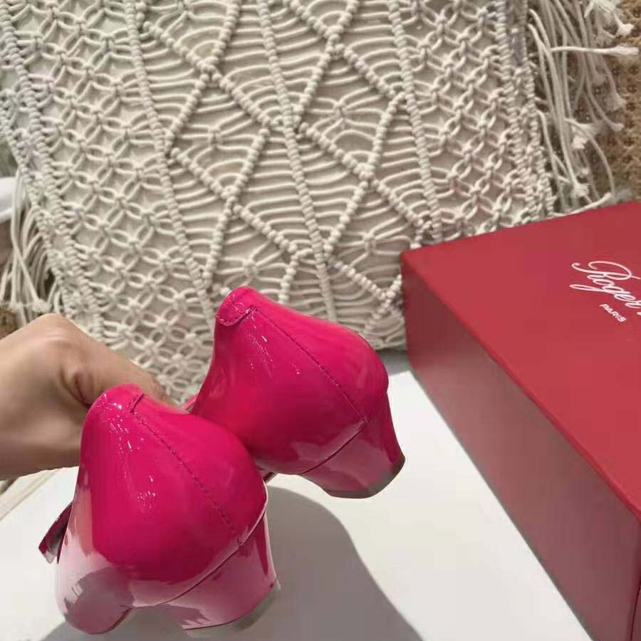 Roger Vivier Women Gommettine Ballerinas-Rose - image 8