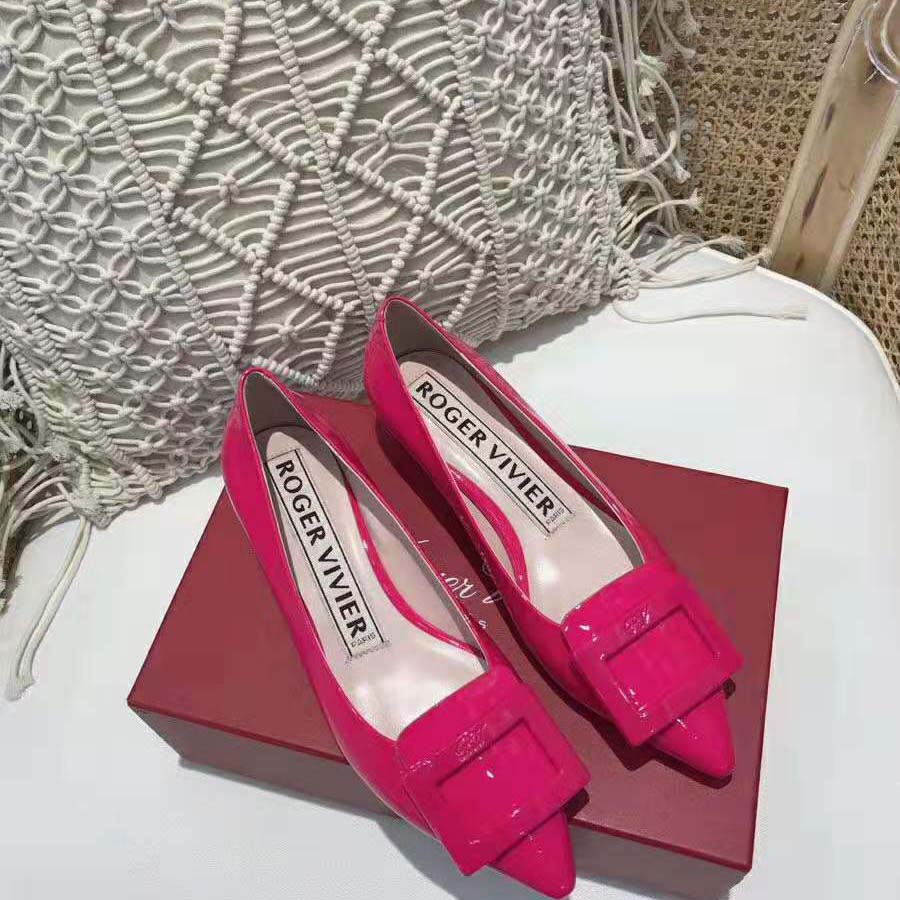 Roger Vivier Women Gommettine Ballerinas-Rose - image 4
