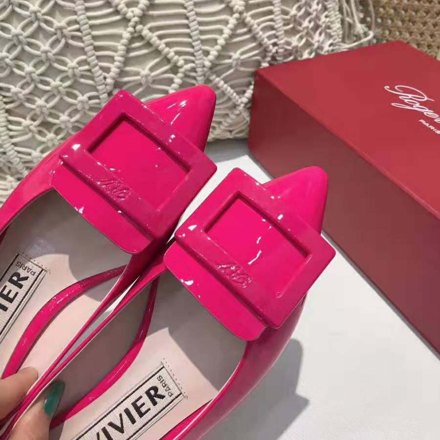 Roger Vivier Women Gommettine Ballerinas-Rose - image 9