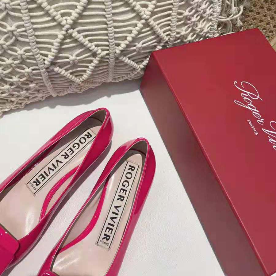 Roger Vivier Women Gommettine Ballerinas-Rose - image 10