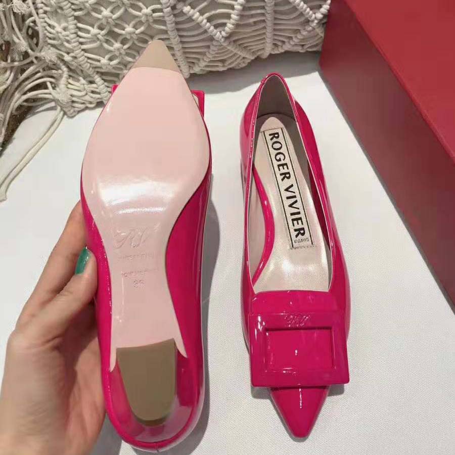 Roger Vivier Women Gommettine Ballerinas-Rose - image 6