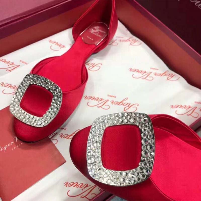 Roger Vivier Women Shoes Chips Ballerinas-Red - image 4