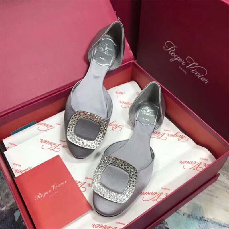 Roger Vivier Women Shoes Chips Ballerinas-Silver - image 4