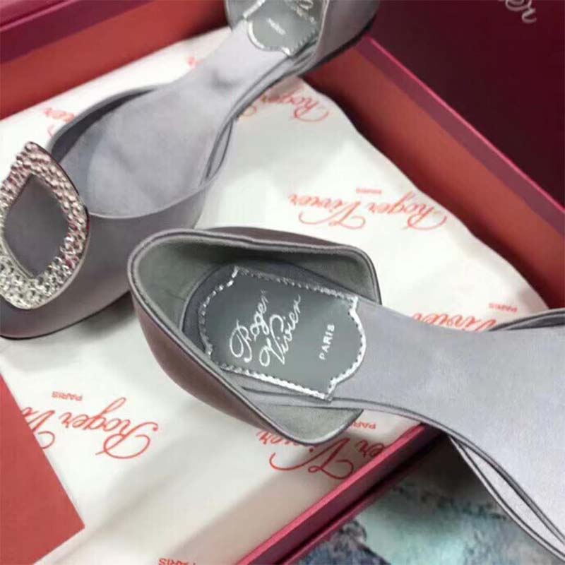 Roger Vivier Women Shoes Chips Ballerinas-Silver - image 5