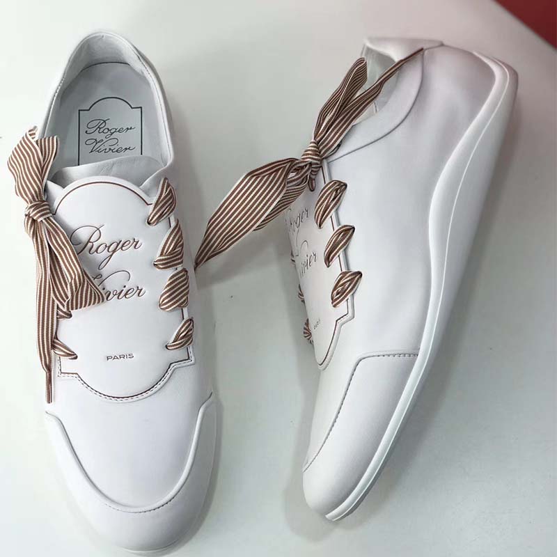 Roger Vivier Women Shoes Sporty Viv’ Etiquette-White - image 4
