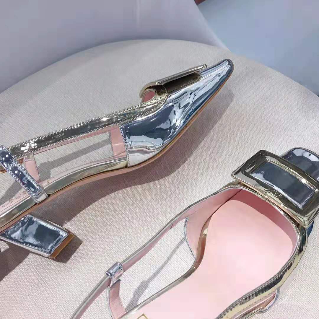 Roger Vivier Women Sling Back Vivier Pumps-Silver - image 7