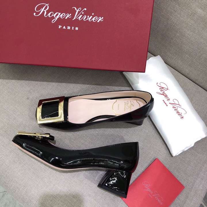 Roger Vivier Women Tres Vivier Ballerinas 2.54 cm Heel-Black - image 5