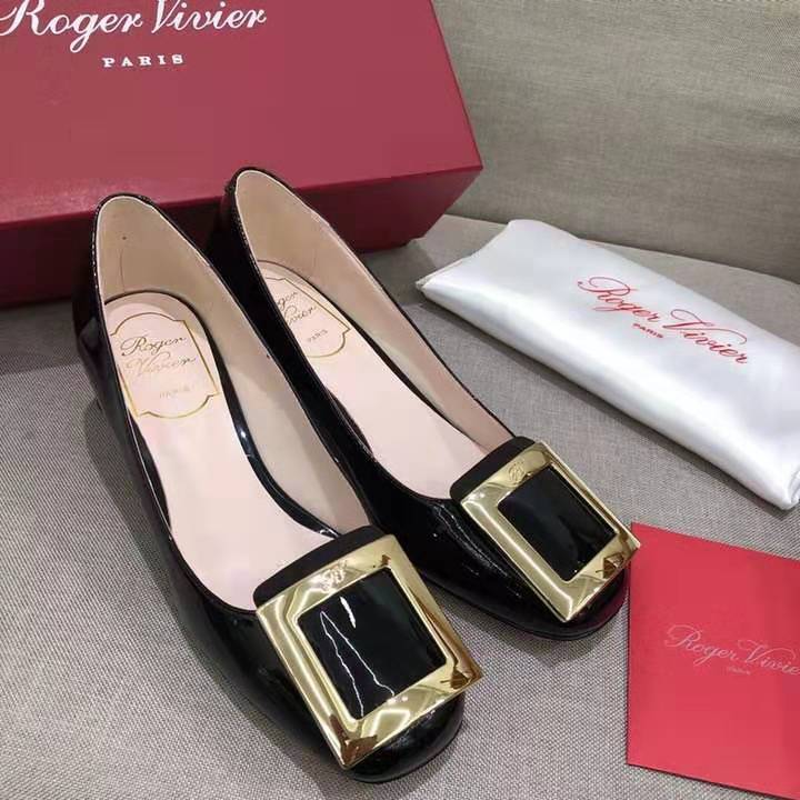 Roger Vivier Women Tres Vivier Ballerinas 2.54 cm Heel-Black - image 6