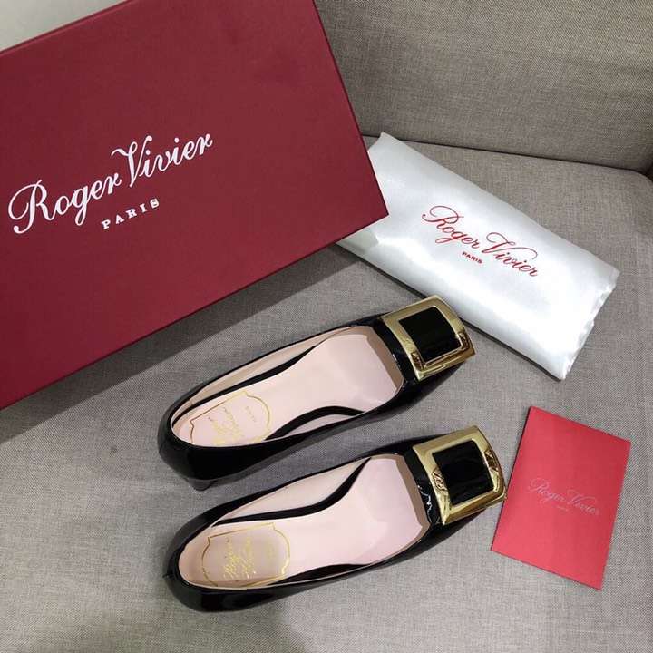 Roger Vivier Women Tres Vivier Ballerinas 2.54 cm Heel-Black - image 4