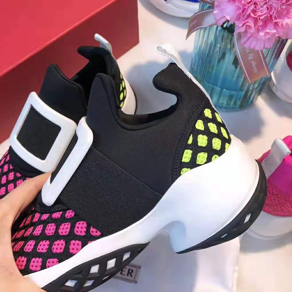 Roger Vivier Women Viv’ Run Sneakers-Pink - image 10