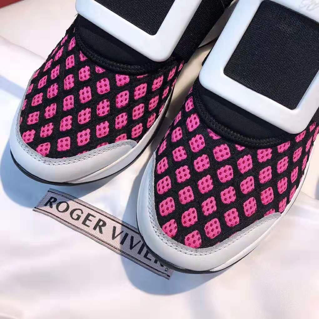 Roger Vivier Women Viv’ Run Sneakers-Pink - image 7