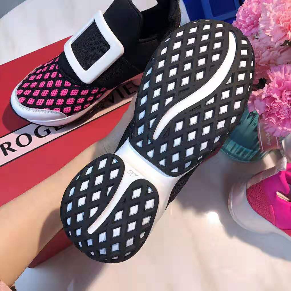 Roger Vivier Women Viv’ Run Sneakers-Pink - image 6