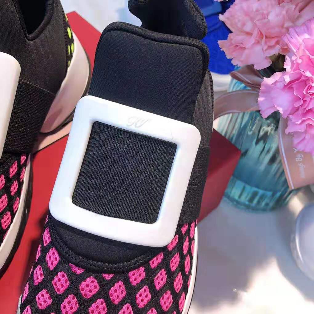Roger Vivier Women Viv’ Run Sneakers-Pink - image 8