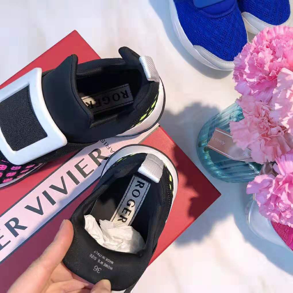 Roger Vivier Women Viv’ Run Sneakers-Pink - image 5
