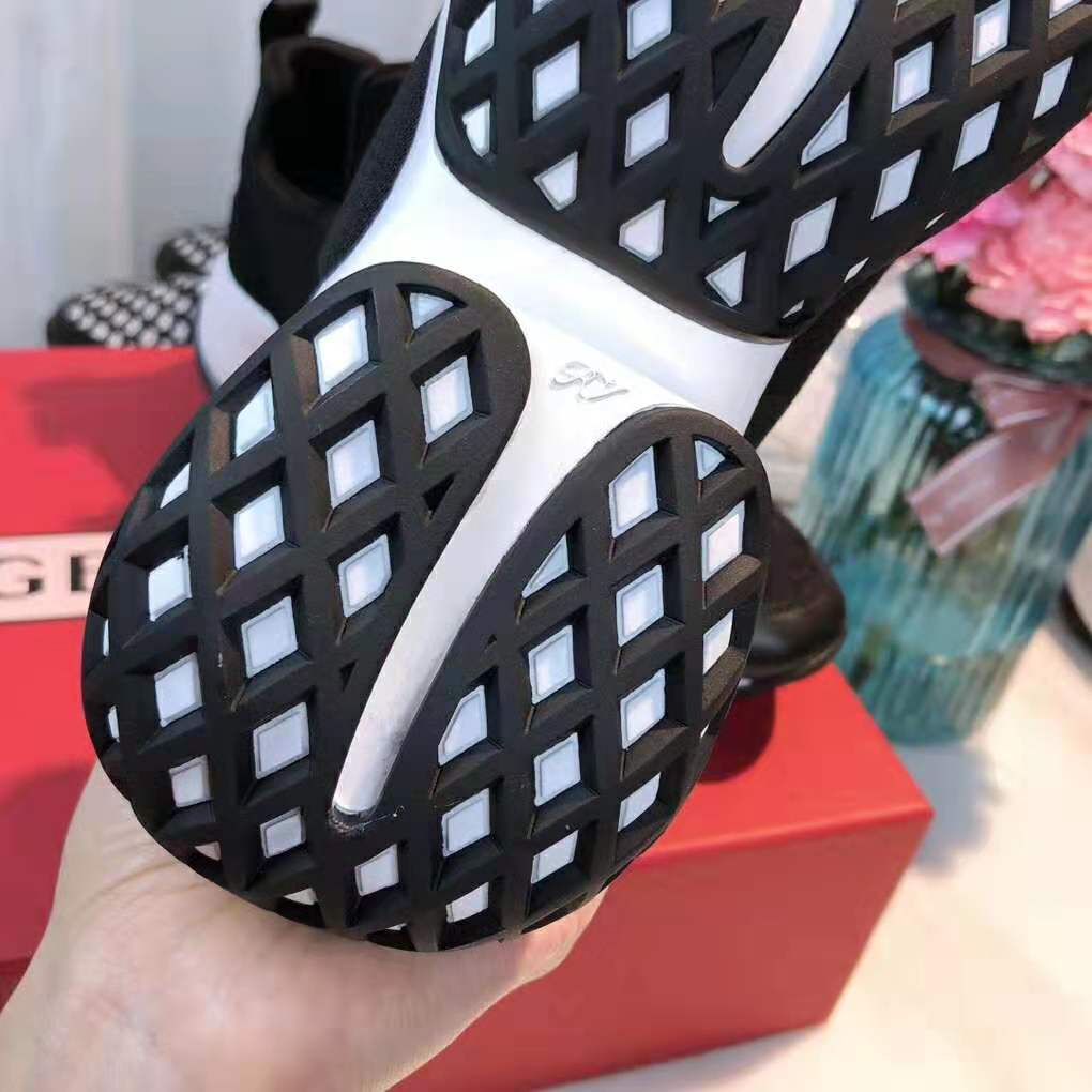 Roger Vivier Women Viv’ Run Strass Buckle Sneakers-Black - image 10