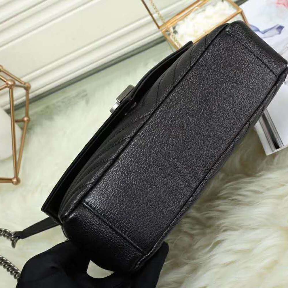 Saint Laurent YSL Classic Large College Bag Matelasse Leather-Black - image 8