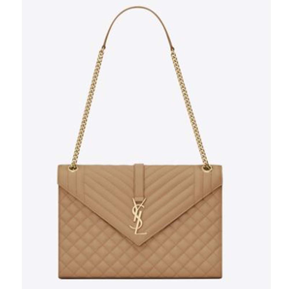 Understanding the Saint Laurent Envelope Large Bag Grain De Poudre Model Family