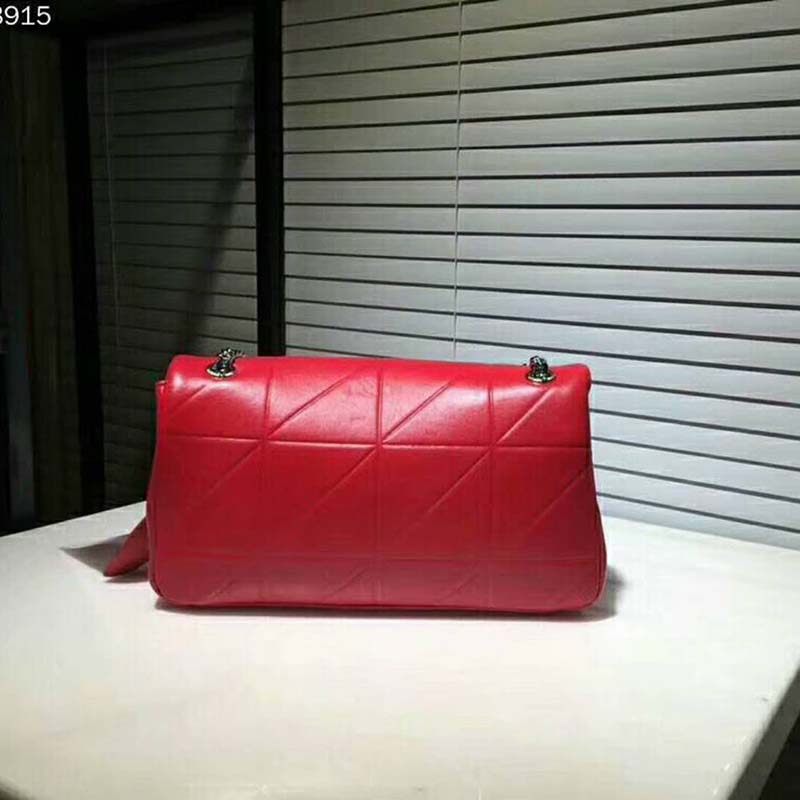 Saint Laurent YSL Medium Jamie Bag in Patchwork Leather-Red - image 6