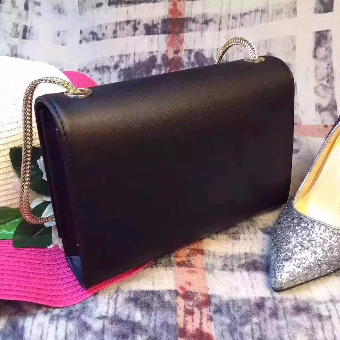 Saint Laurent YSL Medium Kate Tassel Chain Bag Calfskin Leather-Black - image 5