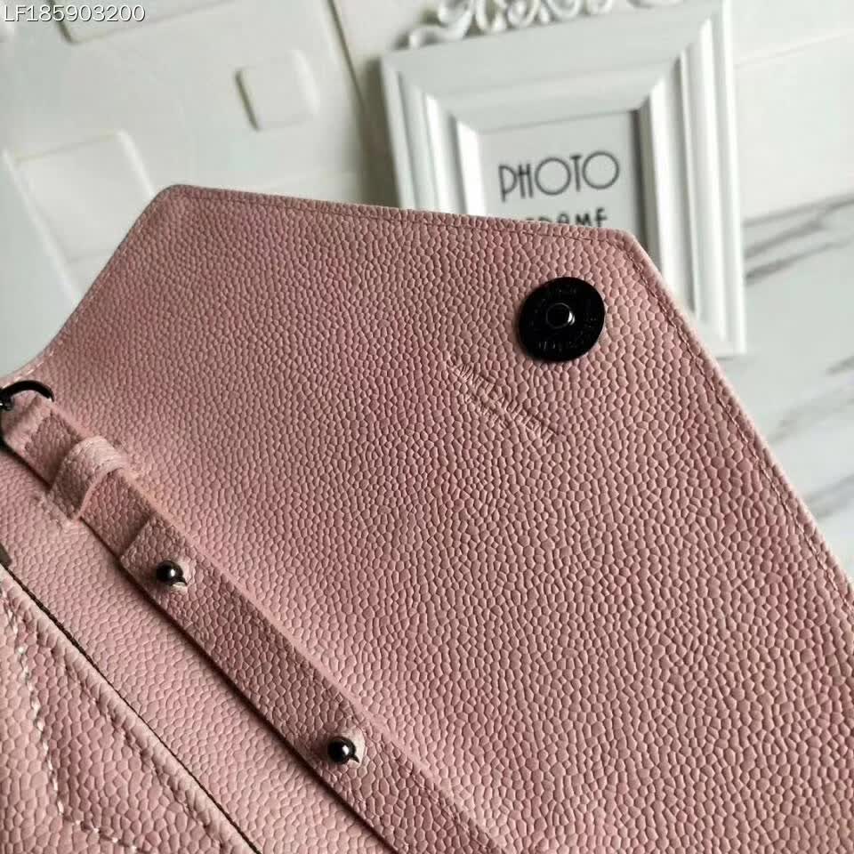 Saint Laurent YSL Medium Monogram Envelope Chain Wallet Silver Hardware-Pink - image 8