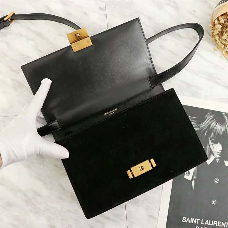 Saint Laurent YSL Women Bellechasse Saint Laurent Medium Leather Suede - image 6