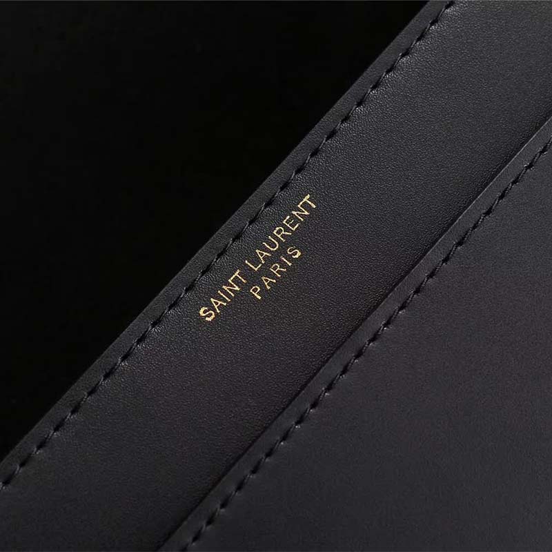 Saint Laurent YSL Women Betty Satchel in Smooth Leather-Black - image 8
