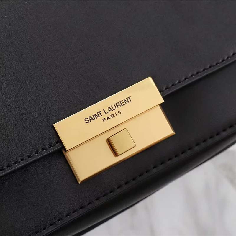Saint Laurent YSL Women Betty Satchel in Smooth Leather-Black - image 7
