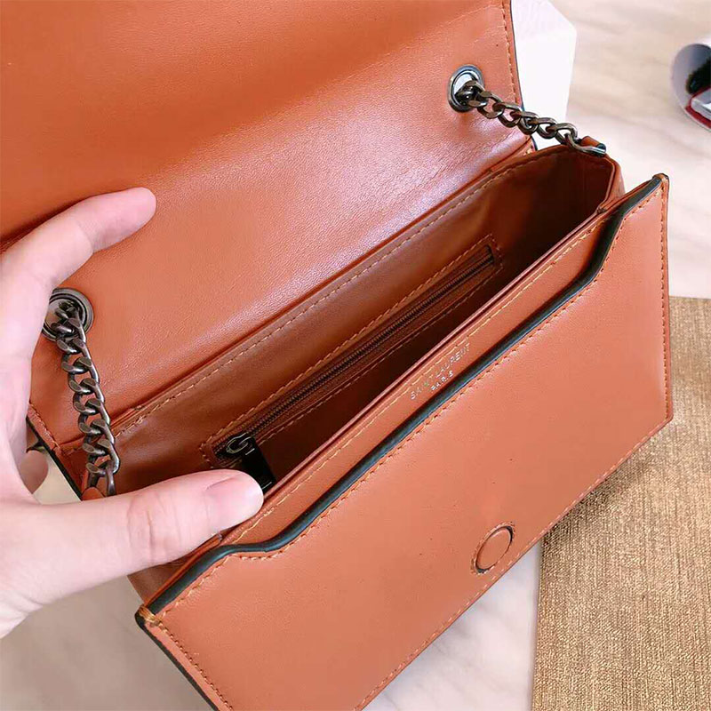 Saint Laurent YSL Women Book Bag Leather and Suede-Brown - image 10
