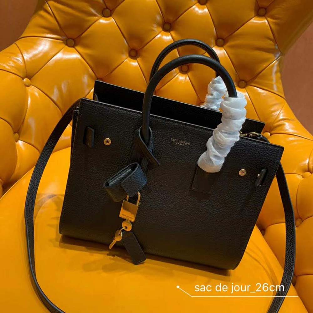 Saint Laurent YSL Women Classic Sac De Jour Baby Grained - image 4