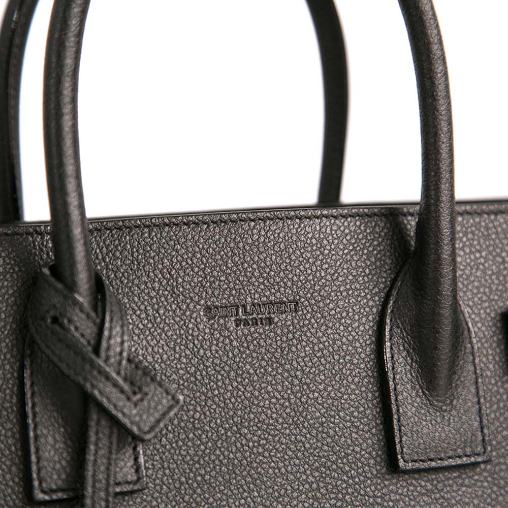 Saint Laurent YSL Women Classic Sac De Jour Baby Smooth-Grey - image 4