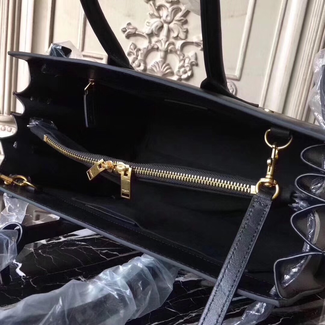 Saint Laurent YSL Women Classic Sac De Jour Small Grain De Poudre Embossed - image 6