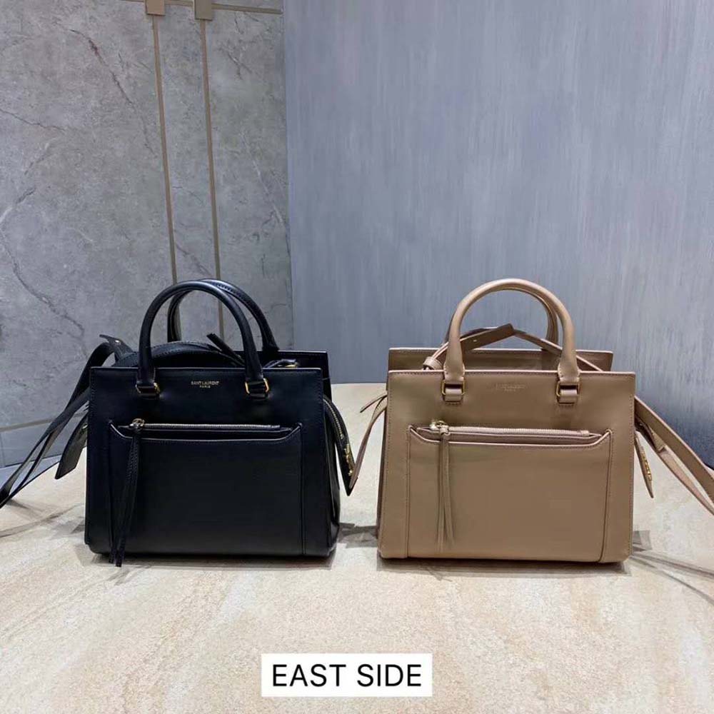 Saint Laurent YSL Women East Side Small Tote Smooth-Sandy - image 12