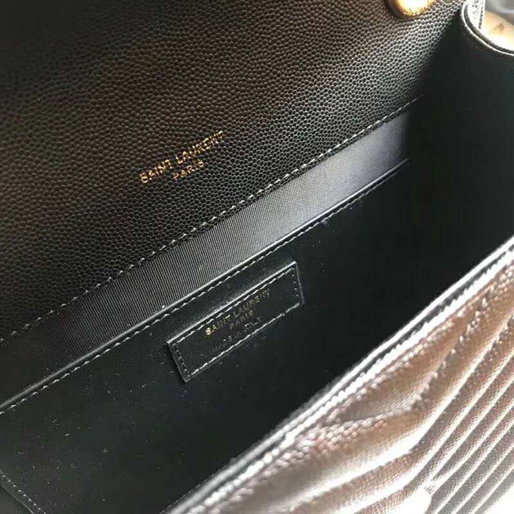 Saint Laurent YSL Women Envelope Large Grain De Poudre Embossed - image 9
