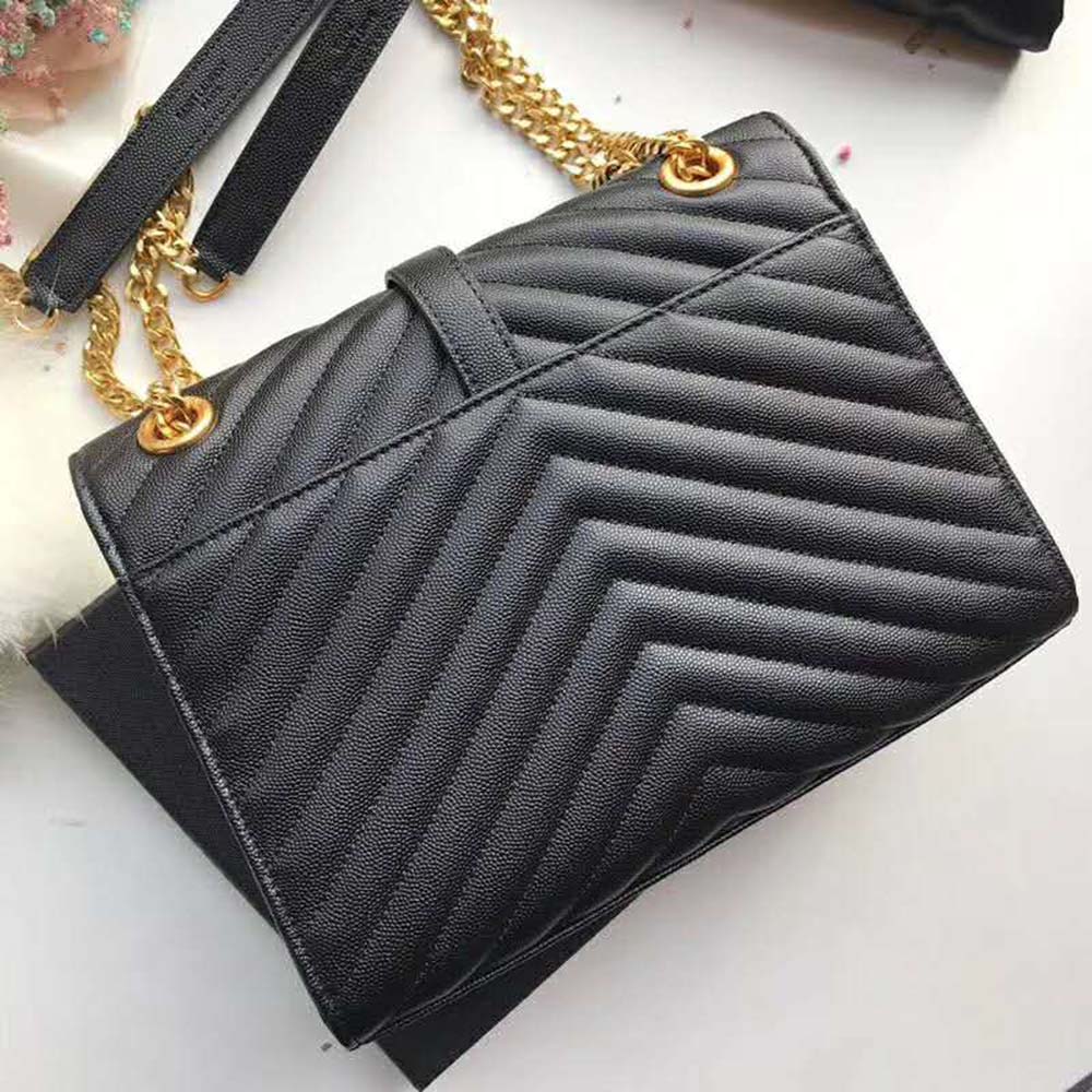 Saint Laurent YSL Women Envelope Large Grain De Poudre Embossed - image 6