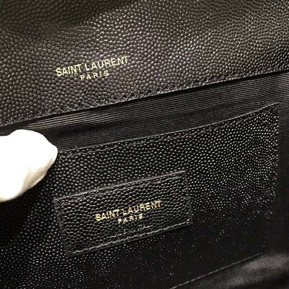 Saint Laurent YSL Women Envelope Medium Bag Grain De Poudre Embossed - image 9
