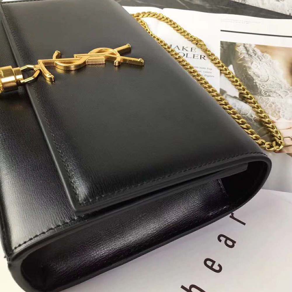 Saint Laurent YSL Women Kate Medium Tassel Smooth Leather-Black - image 9
