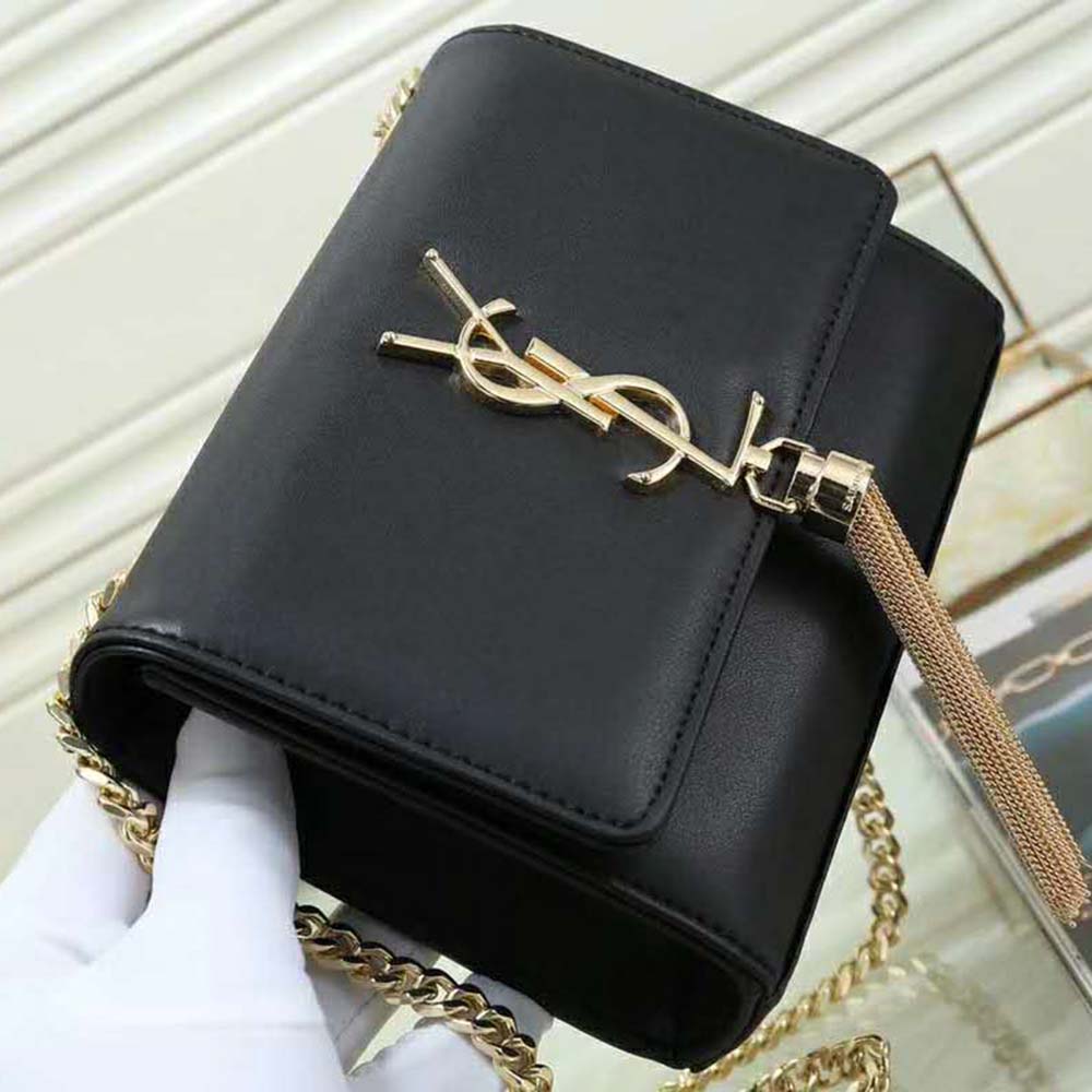 Saint Laurent YSL Women Kate Tassel Chain Wallet Smooth Leather - image 4