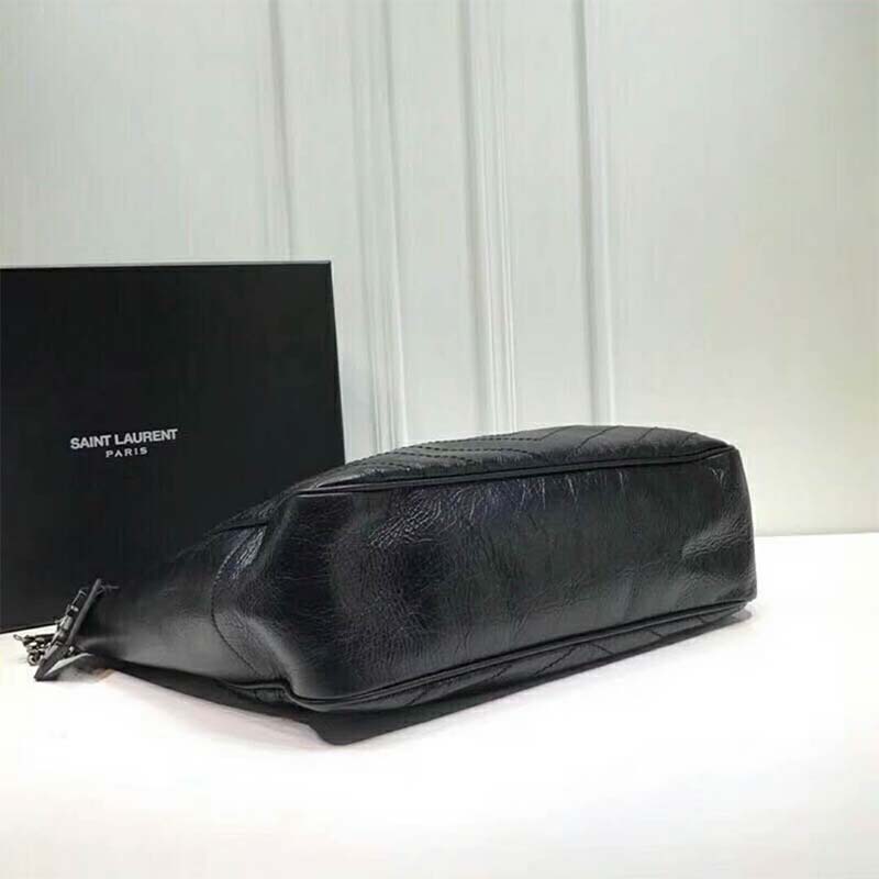 Saint Laurent YSL Women Large Niki Shopping Bag Crinkled Quilted - image 5